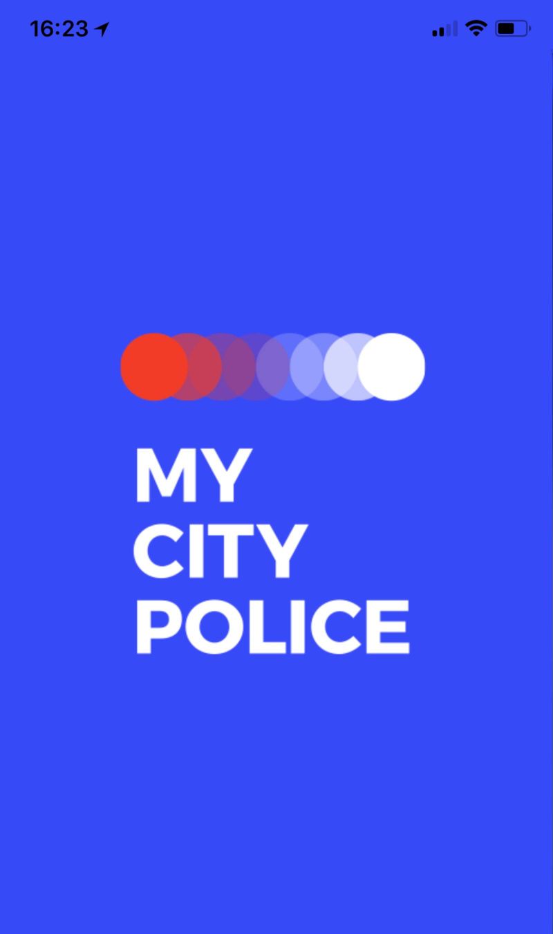 MCP My City Police Logo Screen
